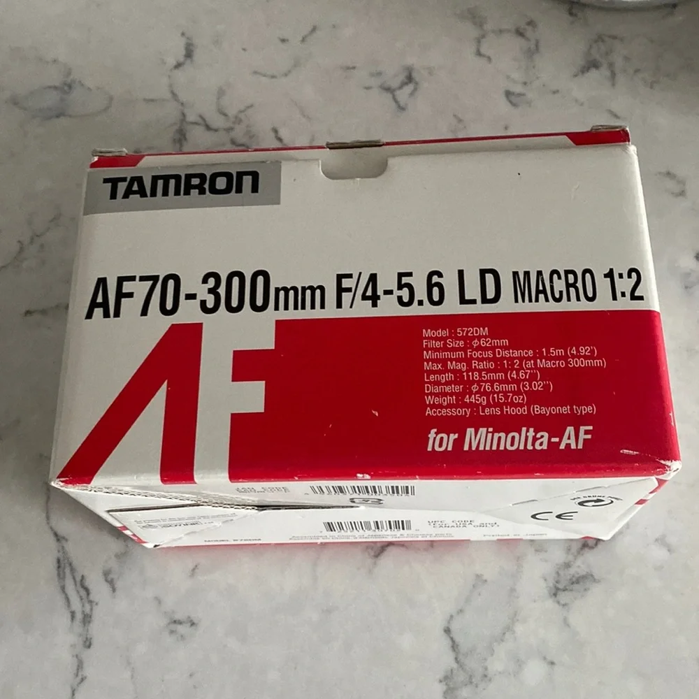 Tamron AF70-300mm f/4-5.6 LD Macro1:2 For Minolta AF